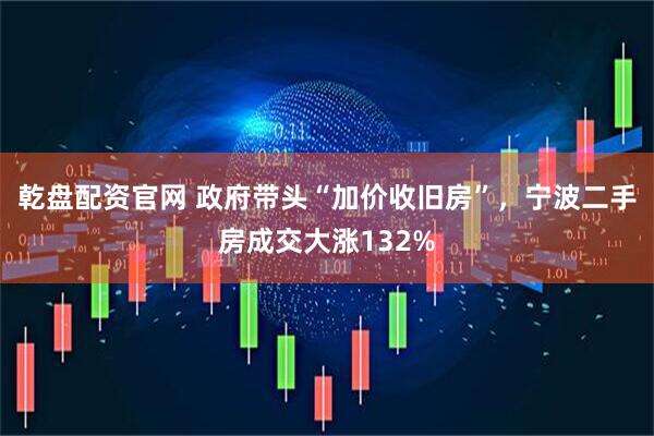 乾盘配资官网 政府带头“加价收旧房”，宁波二手房成交大涨132%
